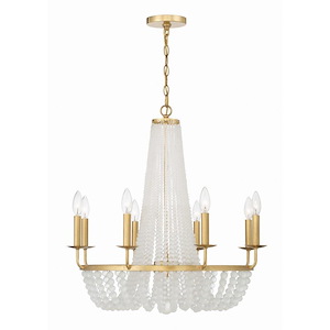Glencoe Ridings - 8 Light Chandelier In Traditional Style-26 Inches Tall and 26 Inches Wide - 1281064