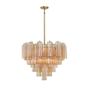 Somerville Lawn - 12 Light Chandelier-21.5 Inches Tall and 26.75 Inches Wide - 1382629