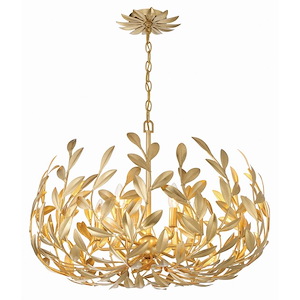 Crosby Lodge - 6 Light Chandelier-19 Inches Tall and 27 Inches Wide - 1321165