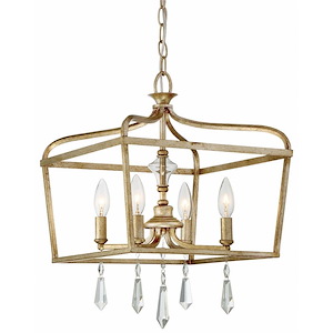 Elizabeth Chase - 4 Light Pendant in Traditional Style - 19.25 inches tall by 14.25 inches wide - 1319031