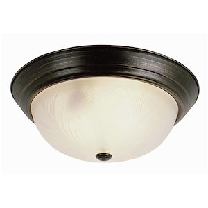 Cegrs Court 3 Light 15 Inch Wide Flush Mount - 1416830