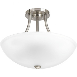 Denny Lane - Close-to-Ceiling Light - 2 Light - Bowl Shade in Transitional and Traditional style - 12.88 Inches wide by 10.38 Inches high - 1407834