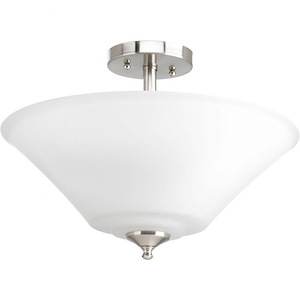 Oaktree Causeway - Close-to-Ceiling Light - 3 Light - Bowl Shade in Transitional and Traditional style - 16.63 Inches wide by 12.13 Inches high - 1407735