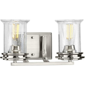 Blacksmiths East - 2 Light - Cylinder Shade in Coastal style - 14.25 Inches wide by 7.25 Inches high - 1408667