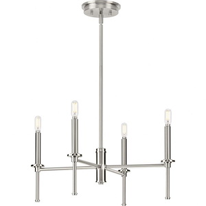 Tony Rawson Way - 4 Light Chandelier In New Traditional Style-10.37 Inches Tall and 22.87 Inches Wide - 1406936