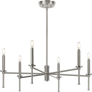 Tony Rawson Way - 6 Light Chandelier In New Traditional Style-10.37 Inches Tall and 30 Inches Wide - 1407021