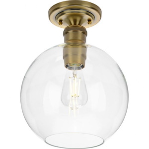 Howe By-Pass - 1 Light Flush Mount In Farmhouse Style-12.69 Inches Tall and 10 Inches Wide - 1407500