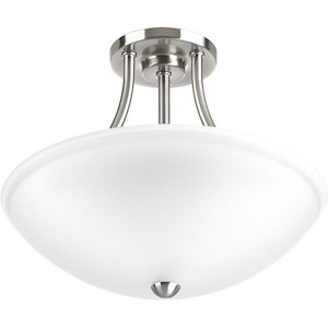 Denny Lane - 17W 1 LED Convertible Semi-Flush Mount In Traditional Style-10.38 Inches Tall and 12.88 Inches Wide - 1407686