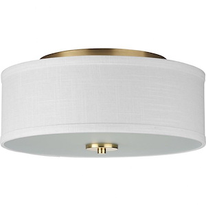 Mary Woodlands - 2 Light Flush Mount In New Traditional Style-5.5 Inches Tall and 13 Inches Wide - 1407501