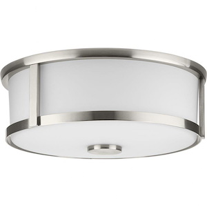 Pocohontas Crescent - 2 Light Flush Mount In New Traditional Style-4.62 Inches Tall and 12.62 Inches Wide - 1407055