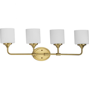 Crescent Woodlands - 4 Light Bath Vanity In Contemporary Style-11.13 Inches Tall and 5.63 Inches Wide - 1407128