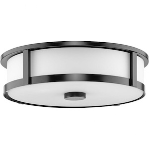 Pocohontas Crescent - 45W 3 LED Flush Mount-4.37 Inches Tall and 16.12 Inches Wide - 1407183