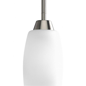 Fisher Paddock - Pendants Light - 1 Light - Tulip Shade in Modern style - 4 Inches wide by 6.75 Inches high - 1408303