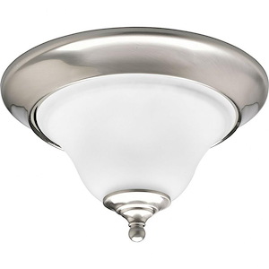Selwyn Place - Close-to-Ceiling Light - 1 Light - Bowl Shade in Transitional and Traditional style - 12.5 Inches wide by 7.38 Inches high - 1407204