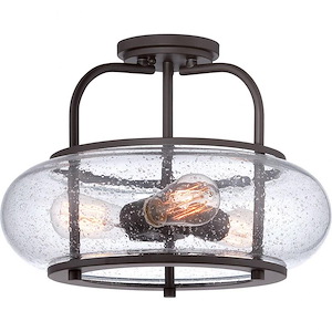 Albion Oval - 3 Light Semi-Flush MountFlush Mount - 1245671