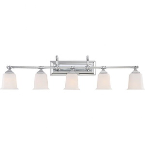 Balmoral South 5 Light Transitional Bathroom Light Fixture Approved for Damp Locations - 1245737