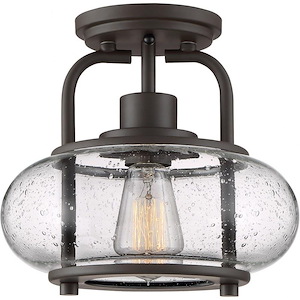 Albion Oval - 1 Light Semi-Flush Mount - 1245796