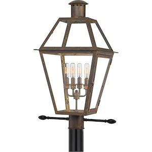 Tulliebelton Crescent - 4 Light Outdoor Post Lantern - 1245638