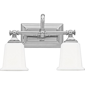 Balmoral South 2 Light Transitional Bathroom Light Fixture - 1247123