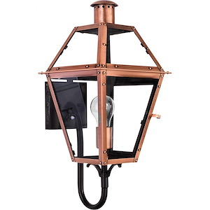 Tulliebelton Crescent 20.5 Inch Outdoor Wall Lantern Traditional Brass/Steel Approved for Wet Locations - 1245525