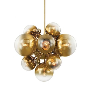 Pear Tree Barton - 13 Light Chandelier-41.25 Inches Tall and 36 Inches Wide - 1281456