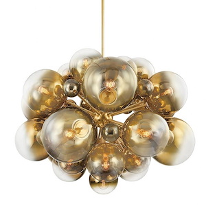 Pear Tree Barton - 25 Light Chandelier-46 Inches Tall and 53.5 Inches Wide - 1281670