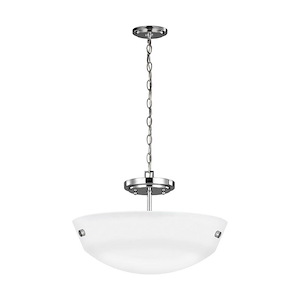 Hexham Court - Two Light Convertible Pendant in Transitional Style - 15 inches wide by 10.5 inches high - 1248294