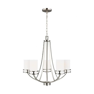 Craftsman Farmhouse Five Light Chandelier - 1248478