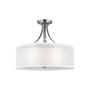 Haul Fron - 19 inch 27.9W 3 LED Semi-Flush Mount - 1248779