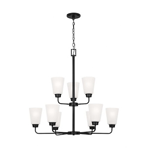 Hexham Court - 9 Light Chandelier-29.5 Inches Tall and 29 Inches Wide - 1332991