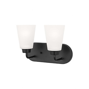 Hexham Court - 2 Light Bath Vanity-9 Inches Tall and 12 Inches Wide - 1332998