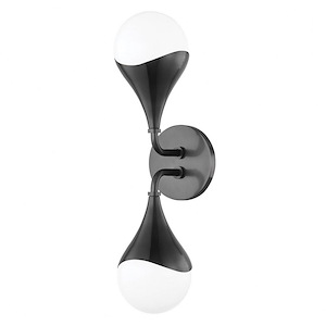 Eldon Rise-8W 2 LED Bath Bracket in Modern Style-4.75 Inches Wide by 18.5 Inches High - 1249340