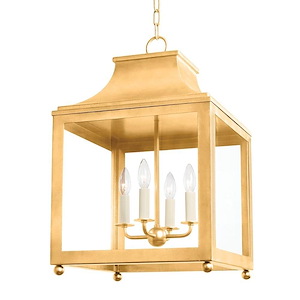 Clover Lawns - 4 Light Large Pendant In Transitional Essentials and Thoughtful Simplicity Style-25 Inches Tall and 16 Inches Wide - 1249920