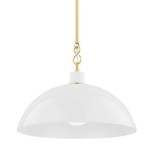 Myrtle Street - 1 Light Large Pendant-10.75 Inches Tall and 18 Inches Wide - 1281698