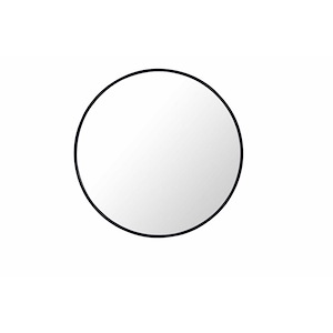 Rilstone Road - Round Metal Frame Mirror-28 Inches Tall and 28 Inches Wide - 1300405