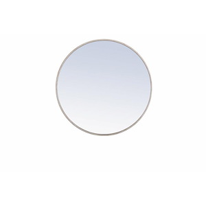 Rilstone Road - Round Metal Frame Mirror-28 Inches Tall and 28 Inches Wide - 1300253