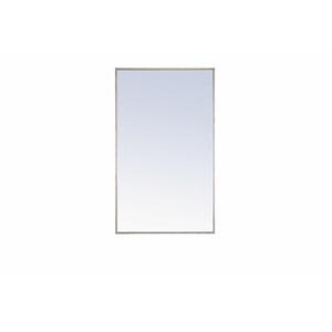 Rilstone Road - Metal Frame Rectangle Mirror-40 Inches Tall and 24 Inches Wide - 1300410