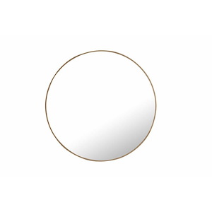 Rilstone Road - Round Metal Frame Mirror-32 Inches Tall and 32 Inches Wide - 1300340