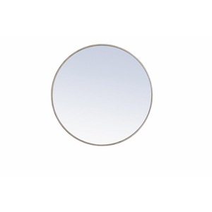 Rilstone Road - Round Metal Frame Mirror-32 Inches Tall and 32 Inches Wide - 1300564