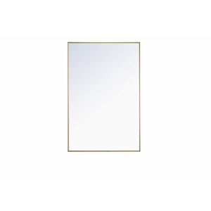 Rilstone Road - Metal Frame Rectangle Mirror-42 Inches Tall and 28 Inches Wide - 1300284