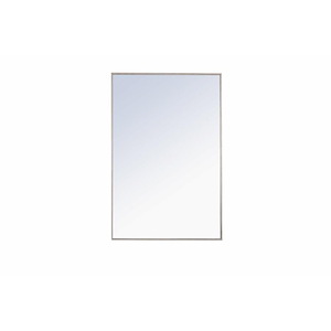 Rilstone Road - Metal Frame Rectangle Mirror-42 Inches Tall and 28 Inches Wide - 1300425