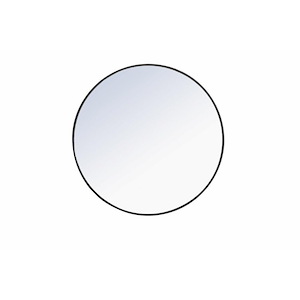 Rilstone Road - Round Metal Frame Mirror-36 Inches Tall and 36 Inches Wide - 1300426