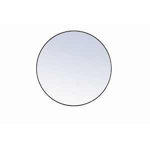 Rilstone Road - Round Metal Frame Mirror-42 Inches Tall and 42 Inches Wide - 1300278