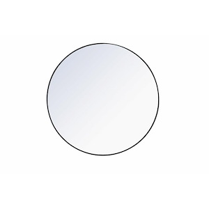 Rilstone Road - Round Metal Frame Mirror-48 Inches Tall and 48 Inches Wide - 1300412