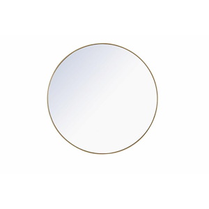 Rilstone Road - Round Metal Frame Mirror-48 Inches Tall and 48 Inches Wide - 1300280