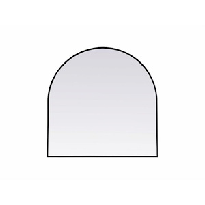 Spinnals Grove - Metal Frame Arch Mirror In Modern Style-36 Inches Tall and 36 Inches Wide - 1300038