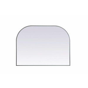 Edgehill Croft - Metal Frame Arch Mirror In Modern Style-30 Inches Tall and 40 Inches Wide - 1300318