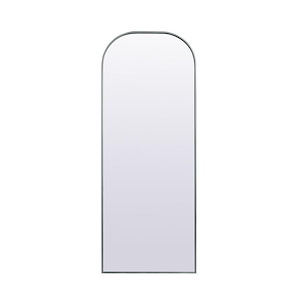 Edgehill Croft - Metal Frame Arch Mirror In Modern Style-74 Inches Tall and 28 Inches Wide - 1300079