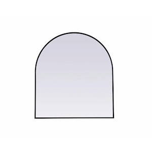 Spinnals Grove - Metal Frame Arch Mirror In Modern Style-36 Inches Tall and 33 Inches Wide - 1300088