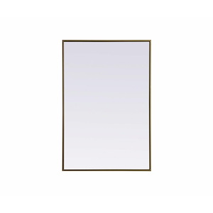 Rilstone Road - Metal Frame Rectangular Mirror In Modern Style-36 Inches Tall and 24 Inches Wide - 1300292
